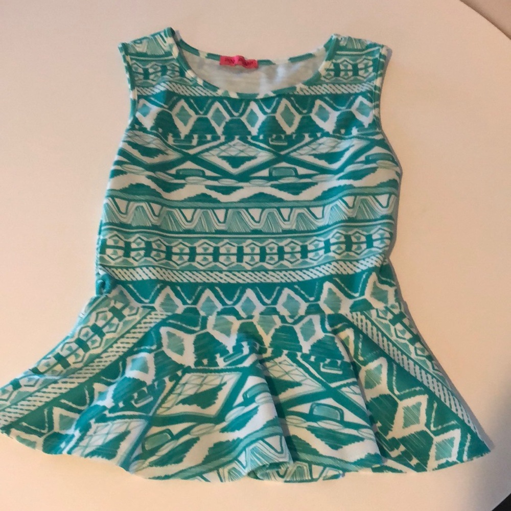 Peplum tank